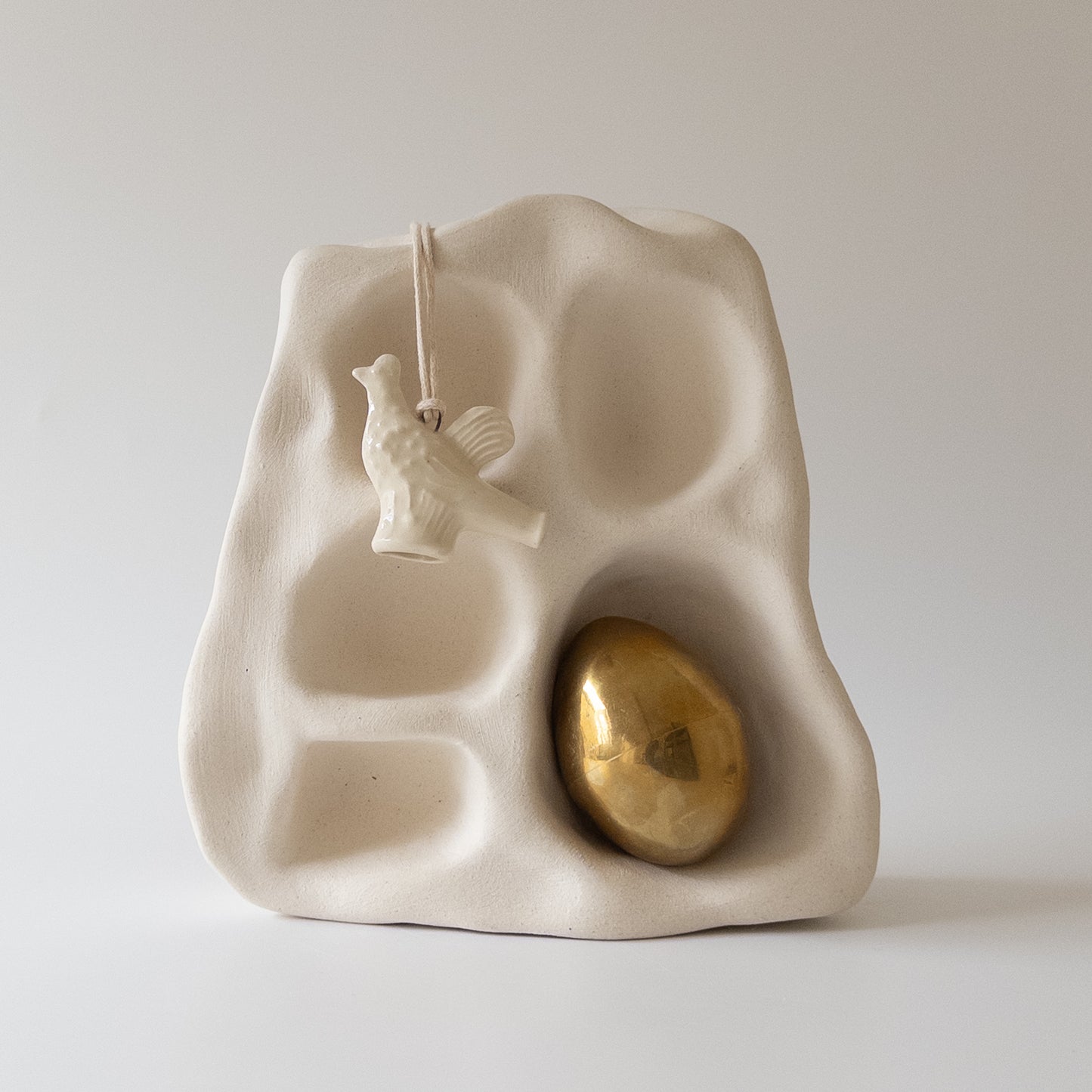 Ceramic pendant in the shape of a Chicken whistle