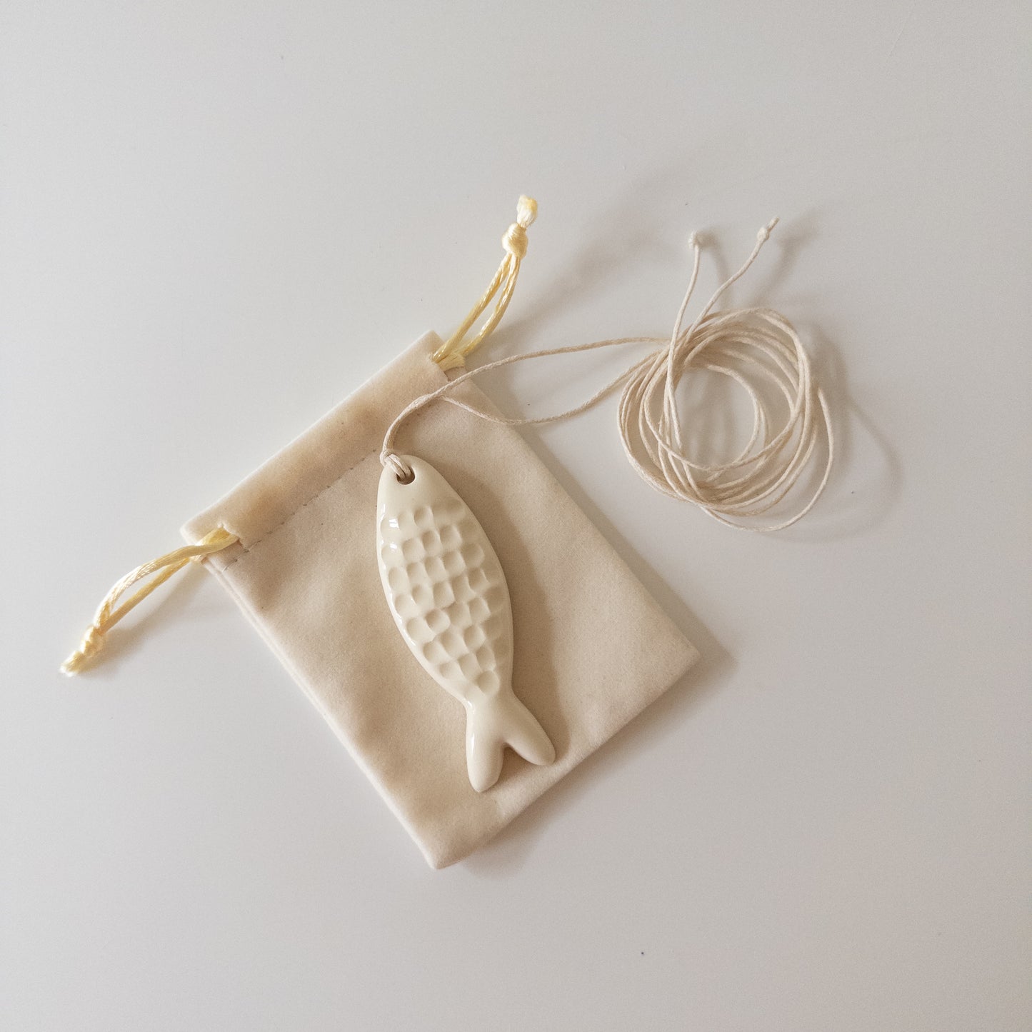 Ceramic pendant Sardine