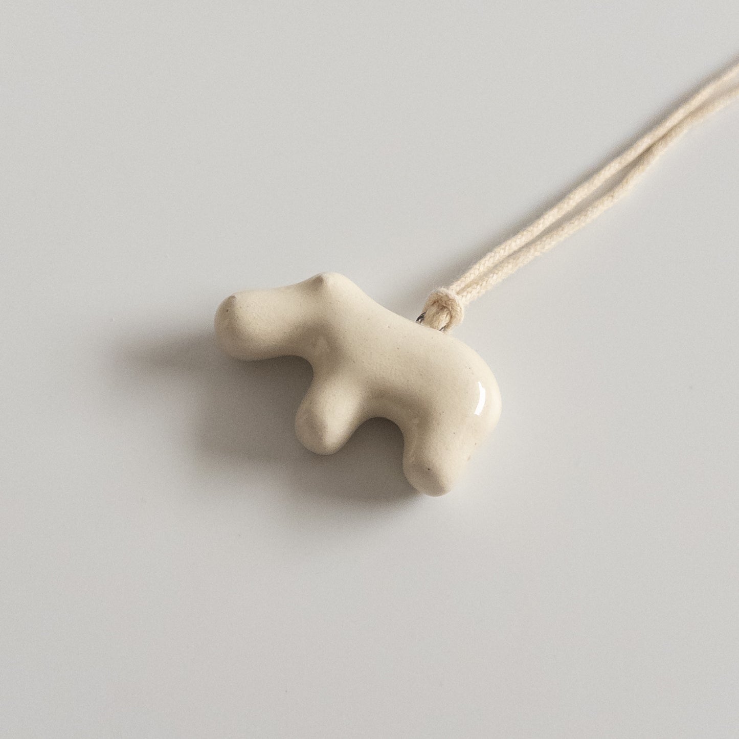 Ceramic pendant Hippopotamus
