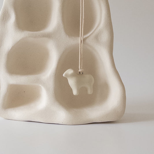 Ceramic pendant Sheep