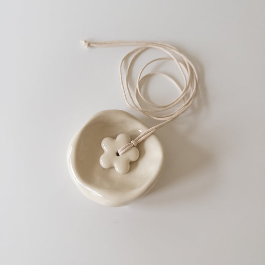 Ceramic pendant Flower