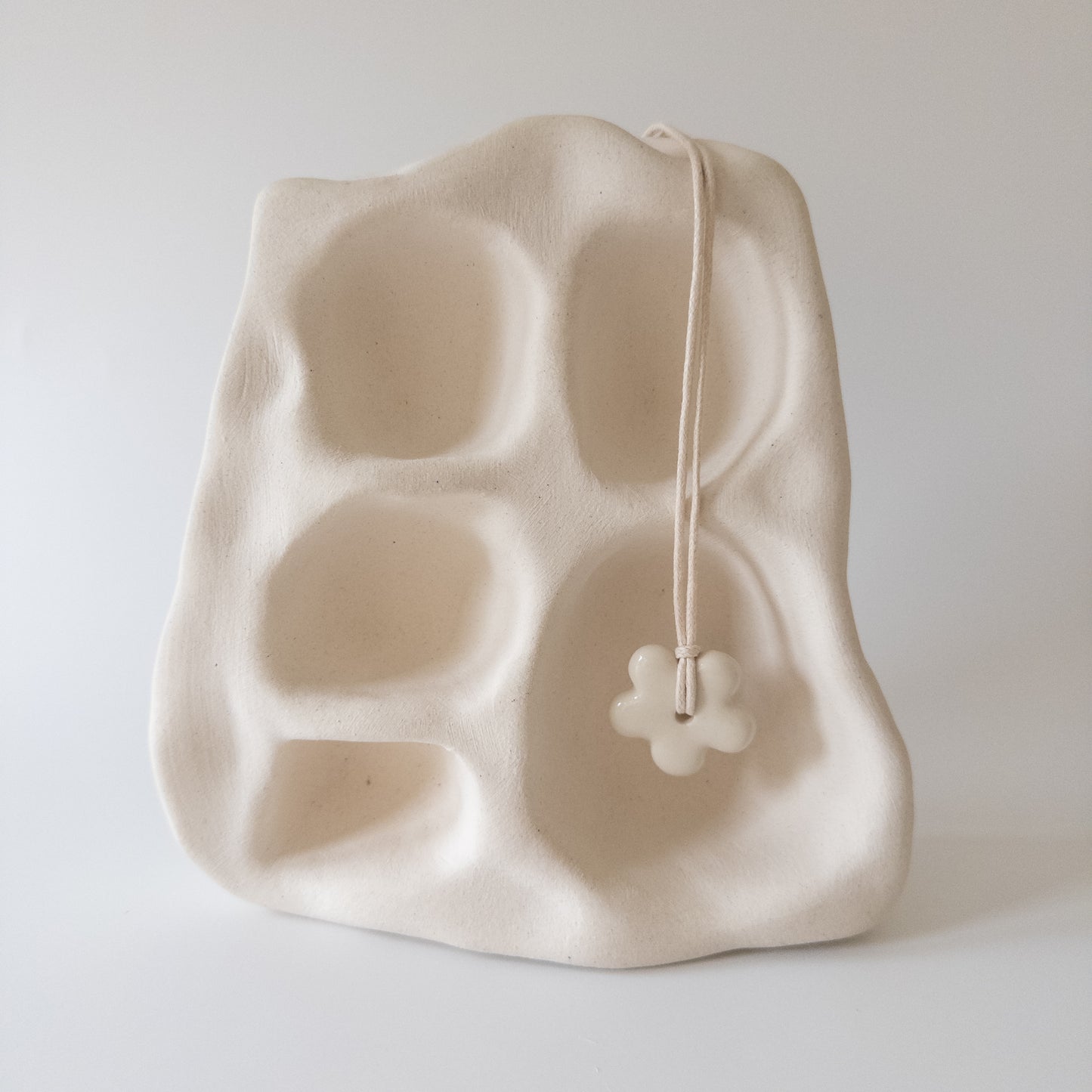 Ceramic pendant Flower