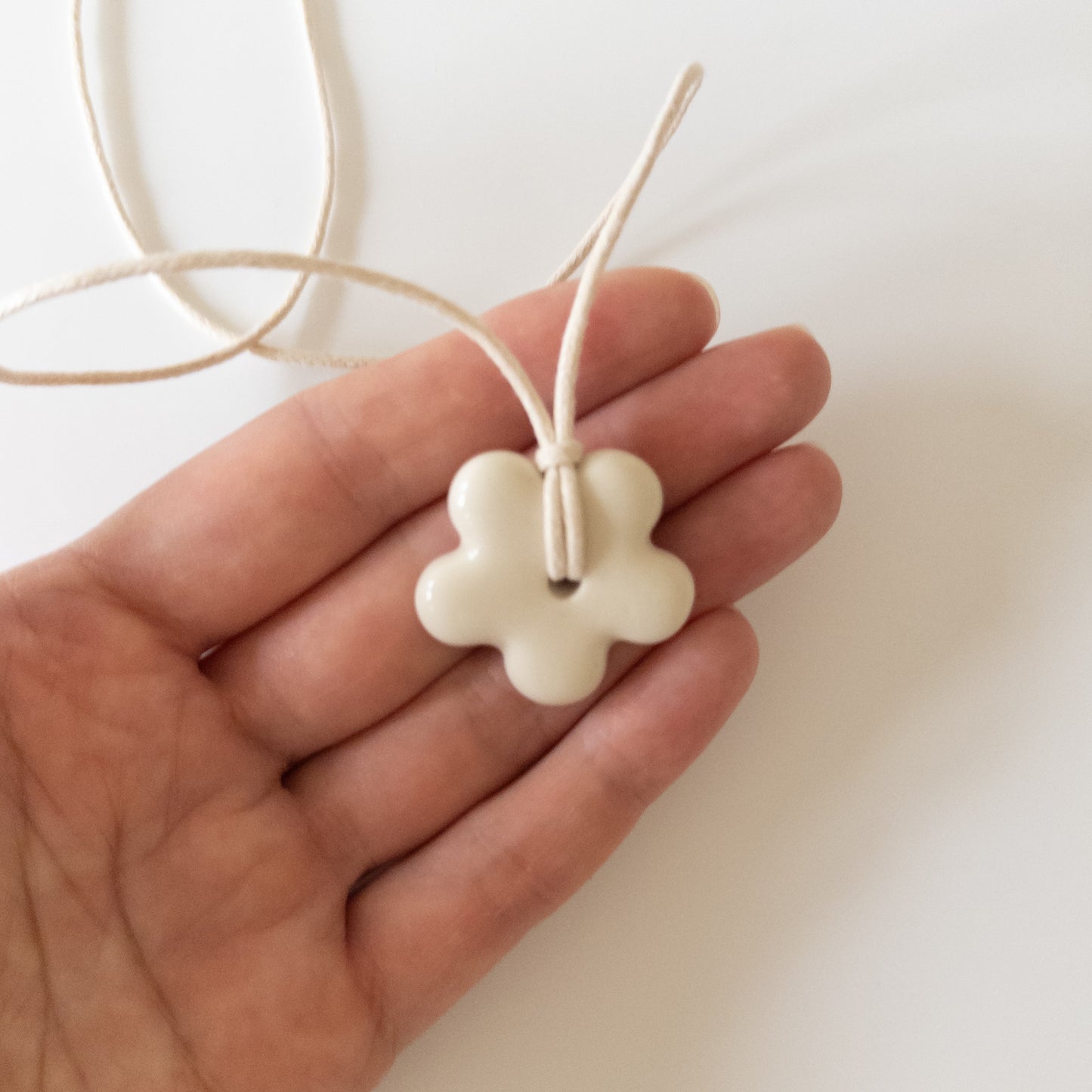 Ceramic pendant Flower