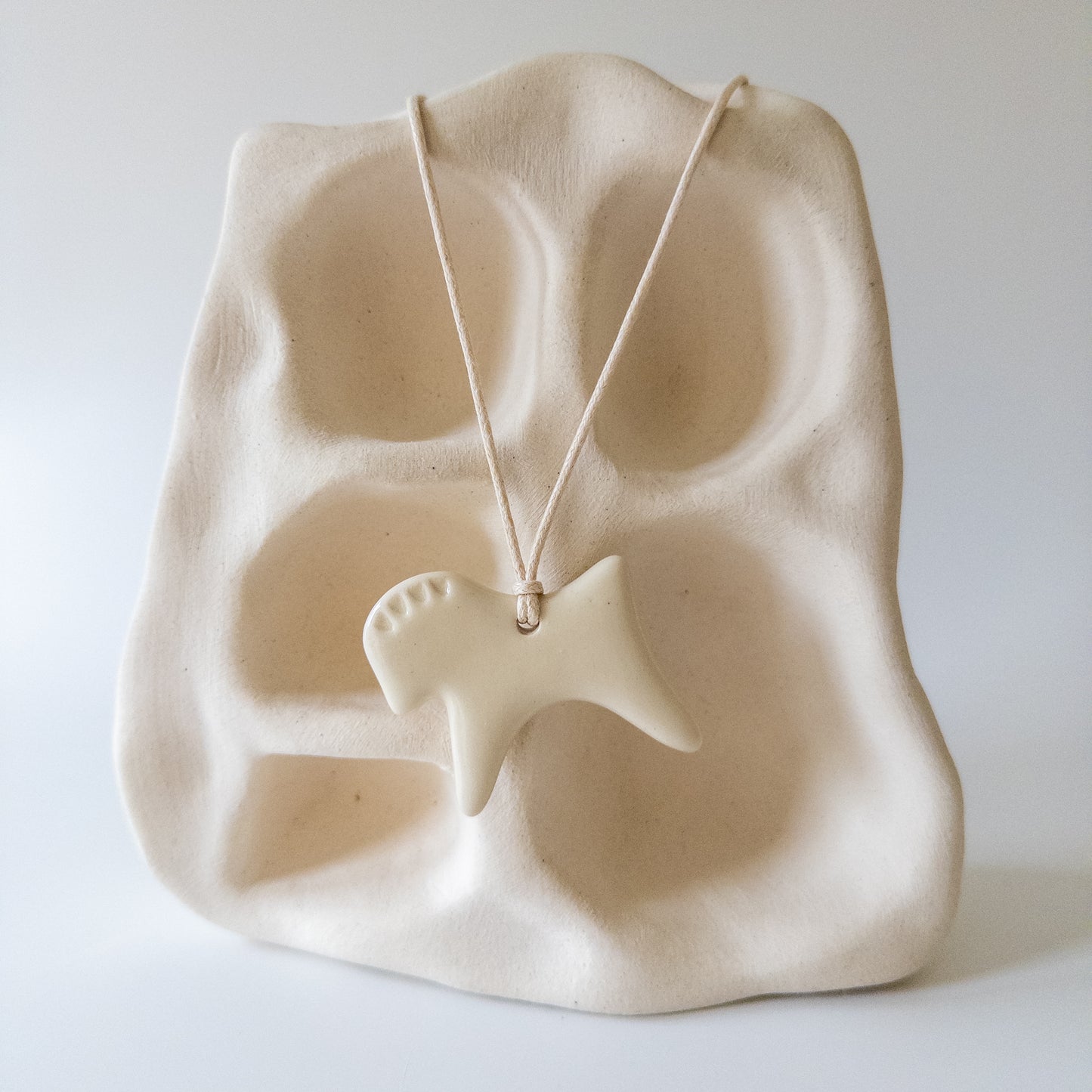 Ceramic pendant Grasshopper