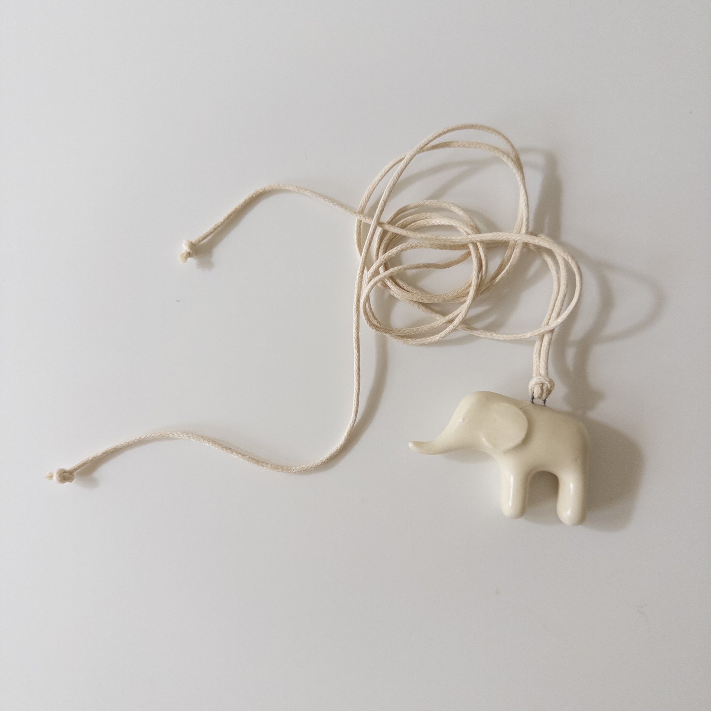 Ceramic Elephant Pendant