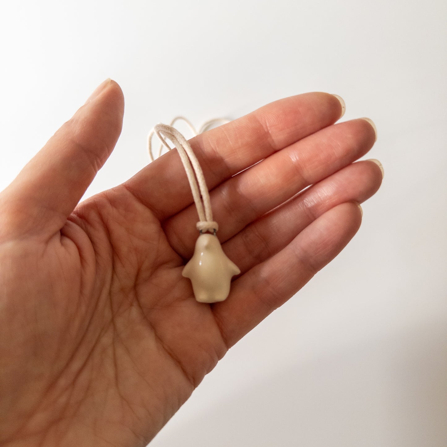 Ceramic Penguin Pendant