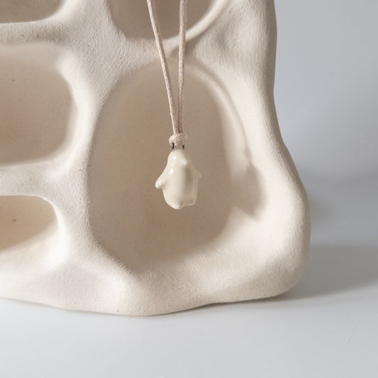 Ceramic Penguin Pendant