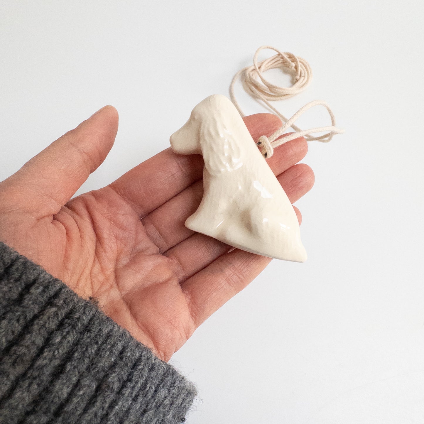 Керамічний підвіс Спаніель Одрі [оверсайз]