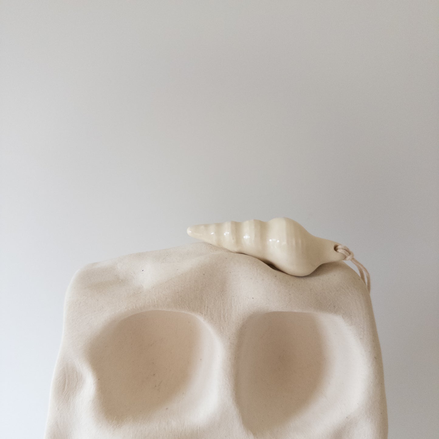 Ceramic Shell Pendant S