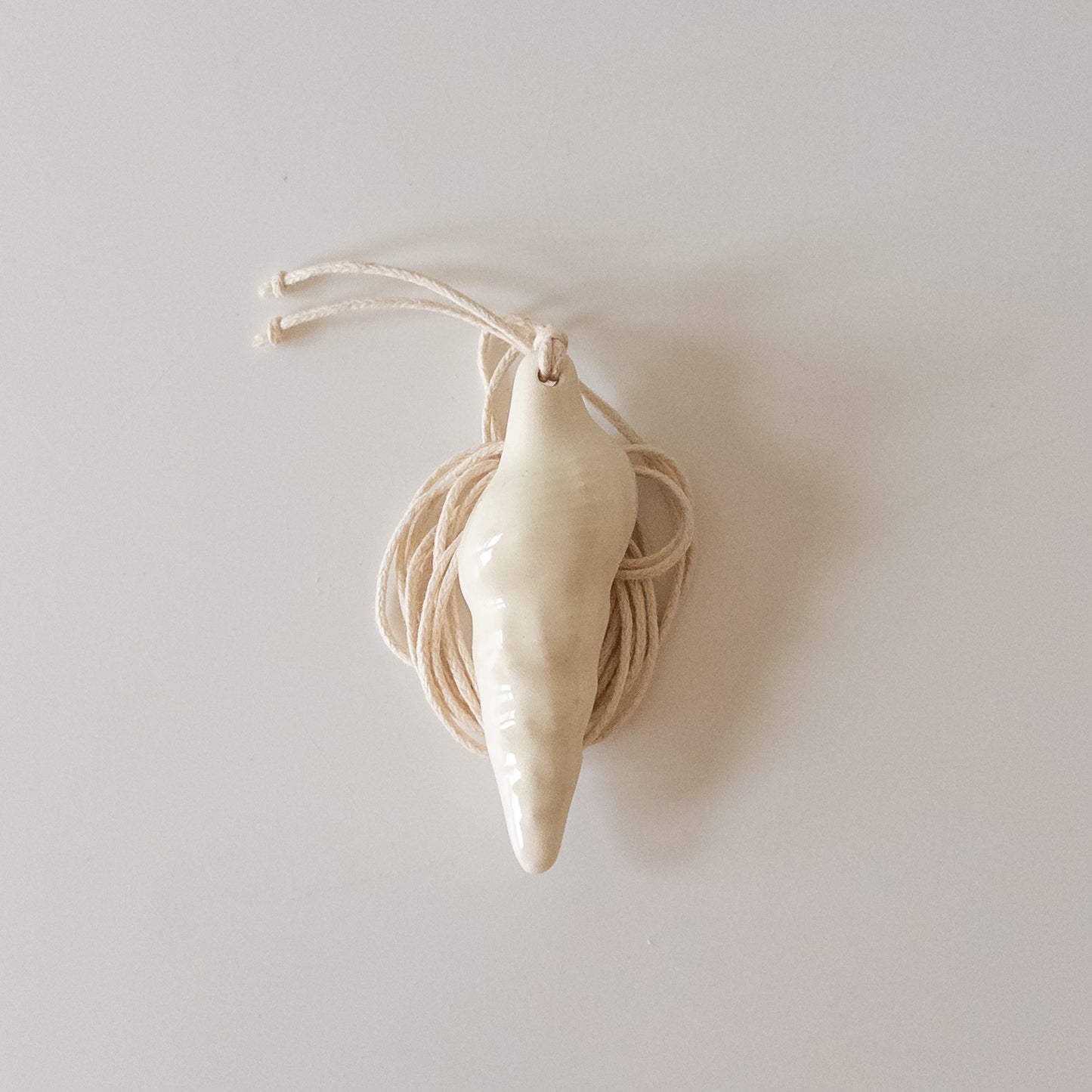 Ceramic Shell Pendant S
