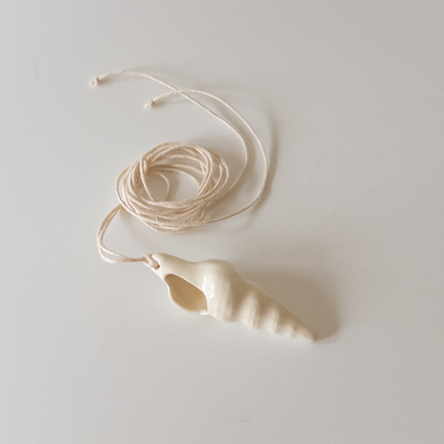 Ceramic Shell Pendant S