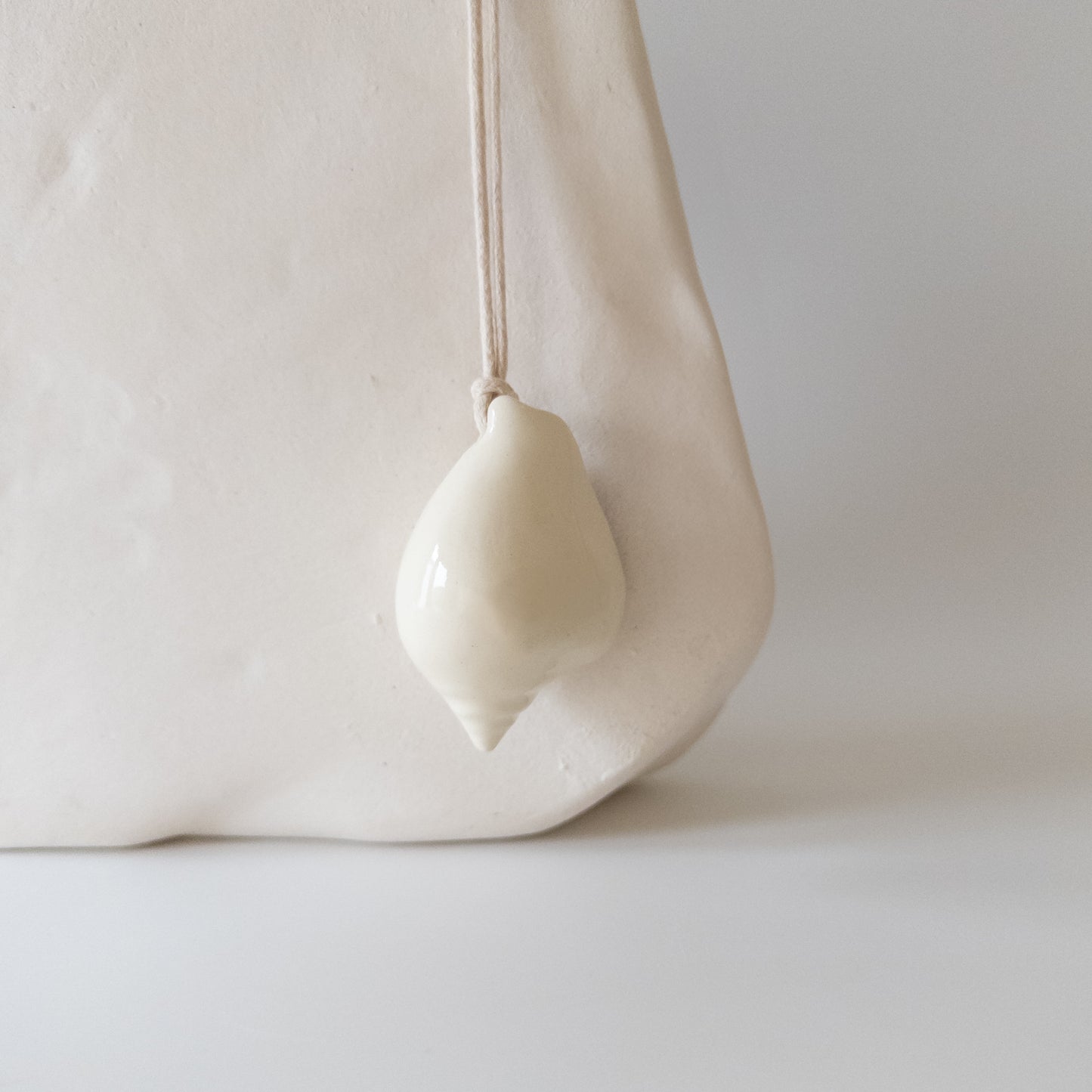 Ceramic Shell Pendant M