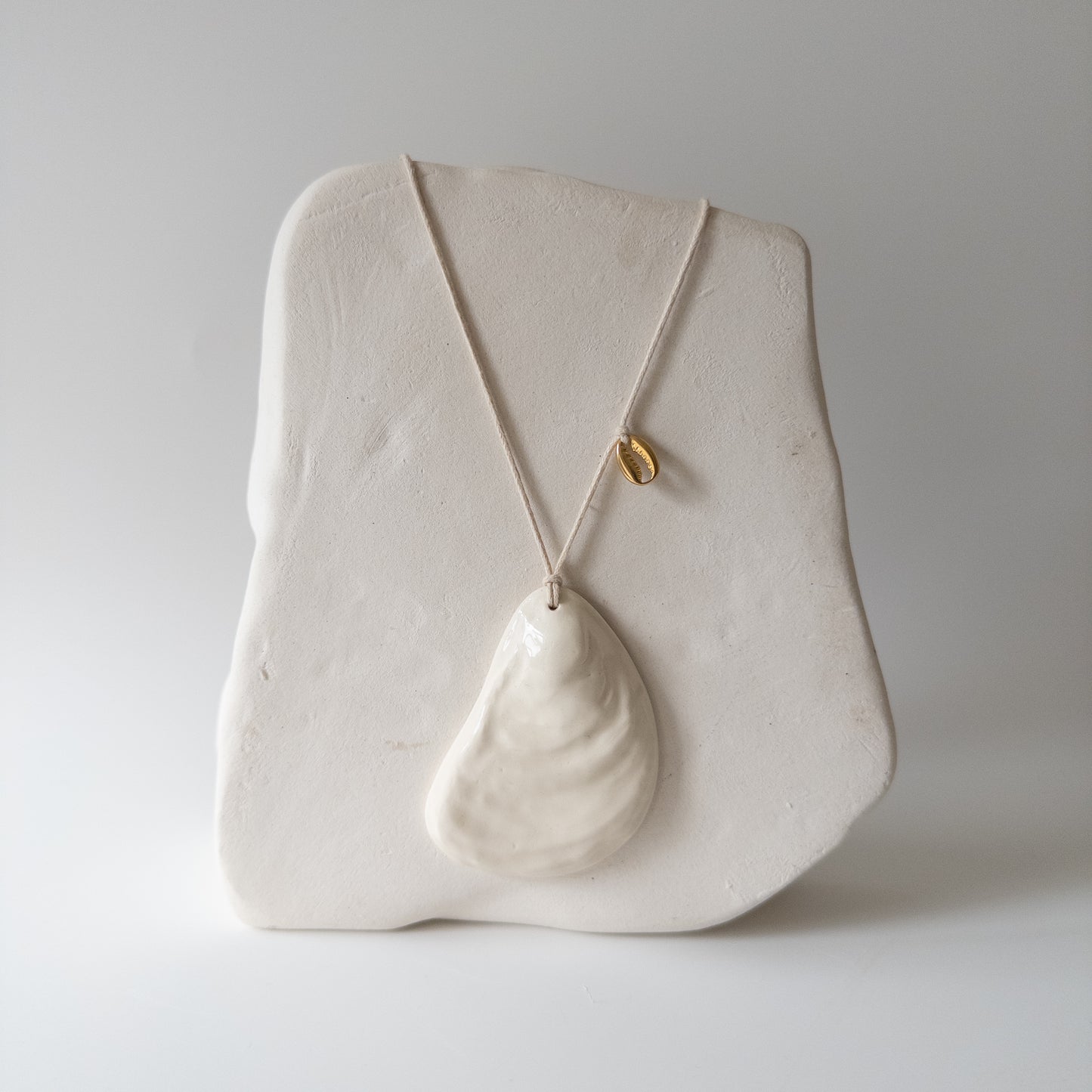 Oyster + metal cowrie