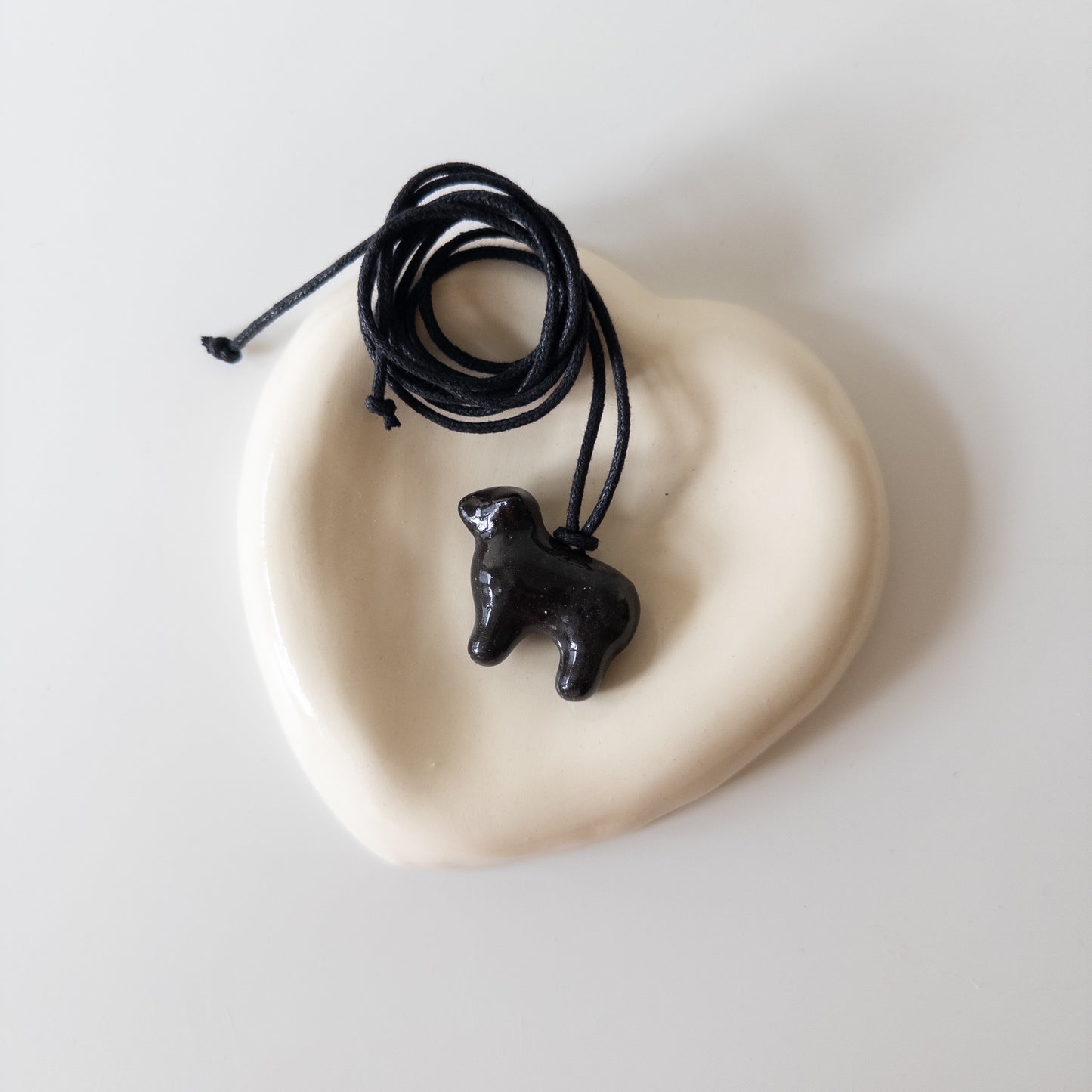 Ceramic pendant Black sheep