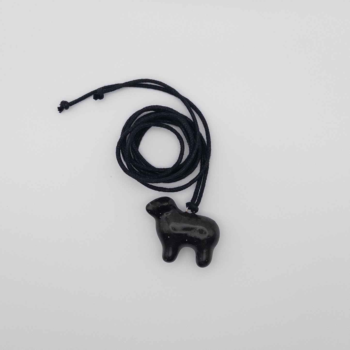 Ceramic pendant Black sheep