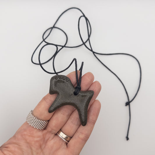 Ceramic pendant Grasshopper