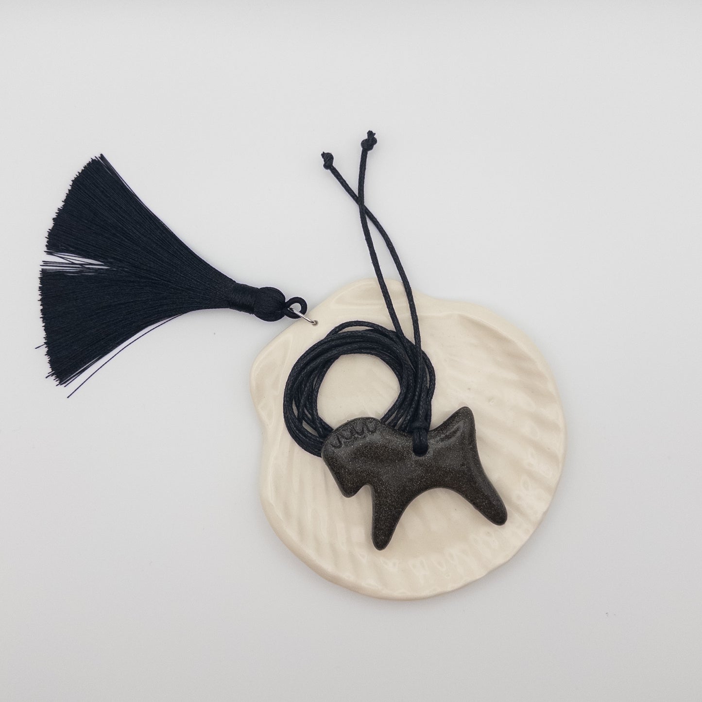 Ceramic pendant Grasshopper