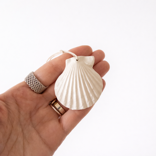 Мушля Гребінець міні [подвійна] біла