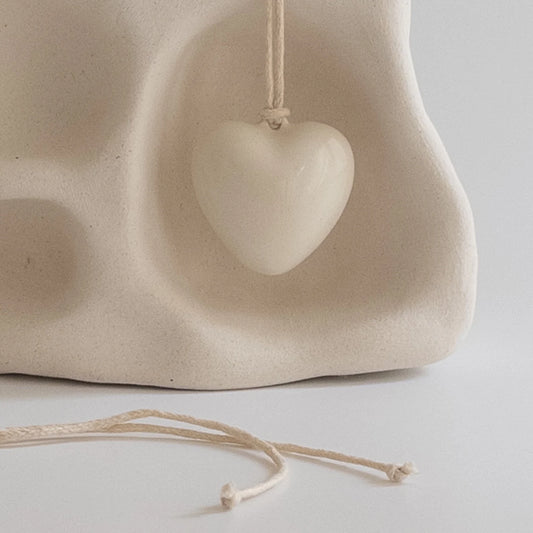 Ceramic pendant Heart XL