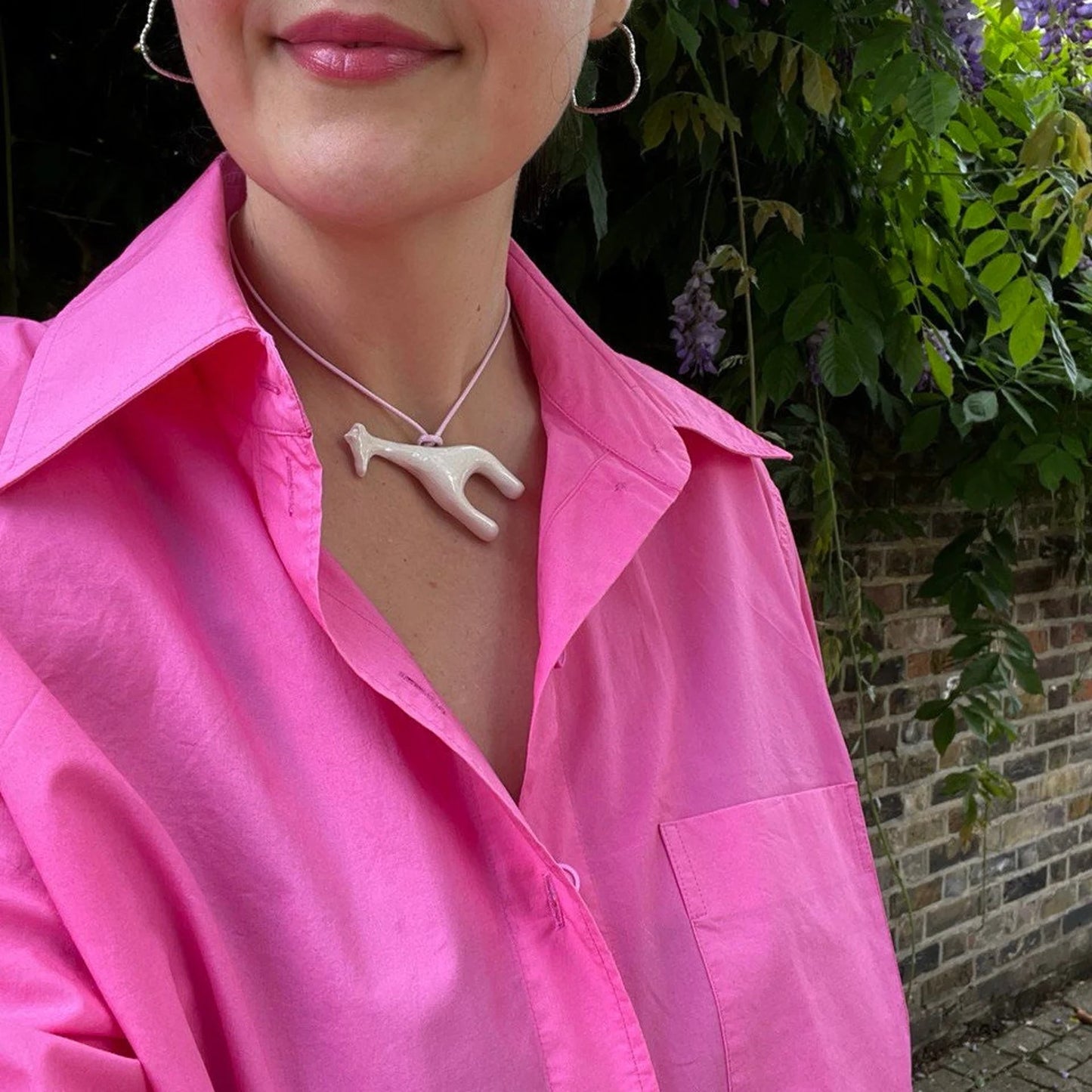 Ceramic Giraffe Pendant