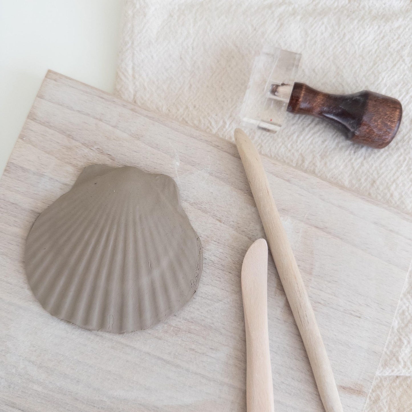 Мушля Гребінець XL (біла)