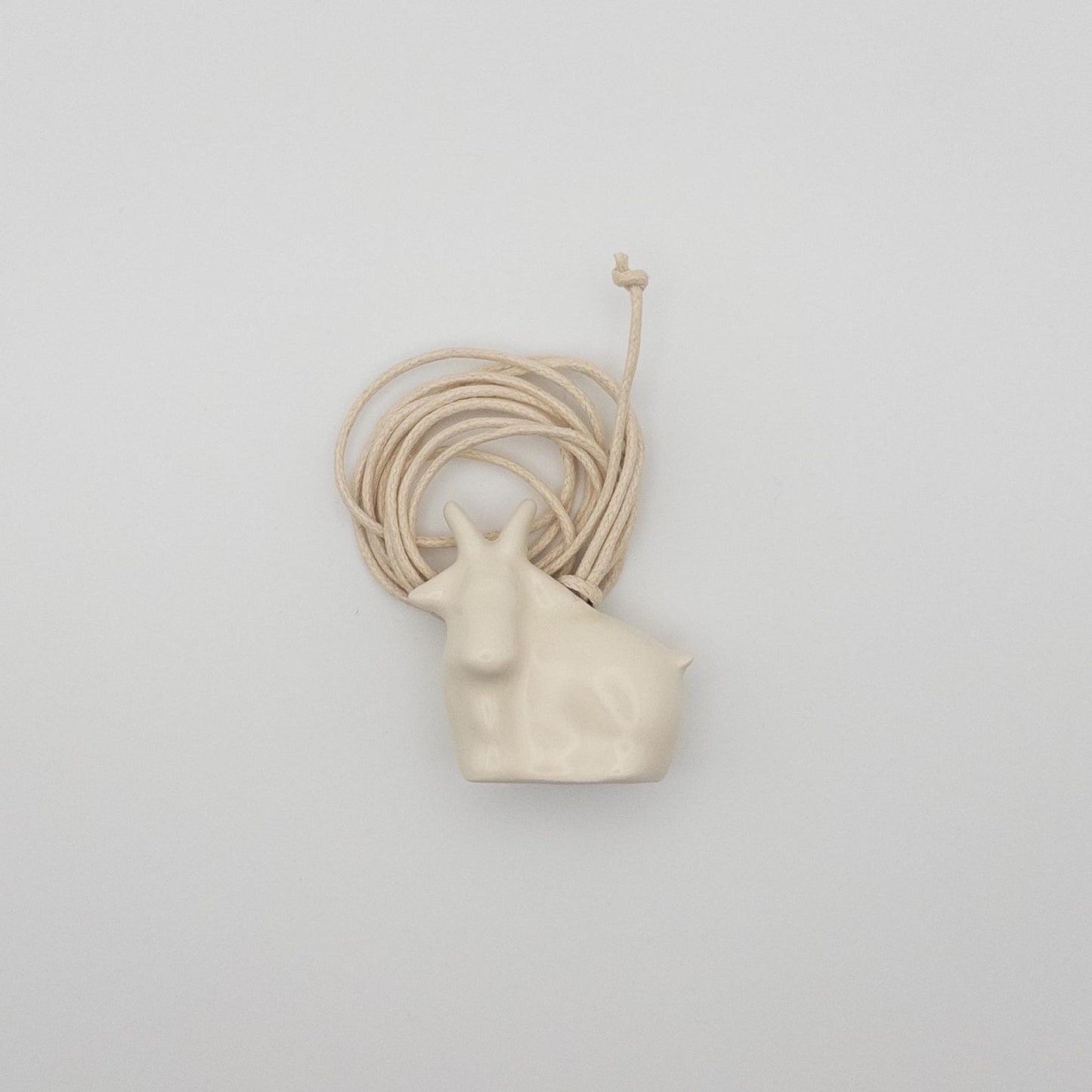 Ceramic pendant Goat